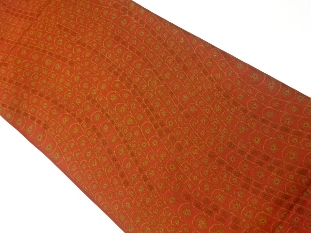 JAPANESE KIMONO / VINTAGE FUKURO OBI / WOVEN STRIPE & ABSTRACT PATTERN